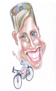 S055 bicycle caricature