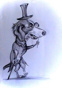 T017 Hundedressur Ilustration
